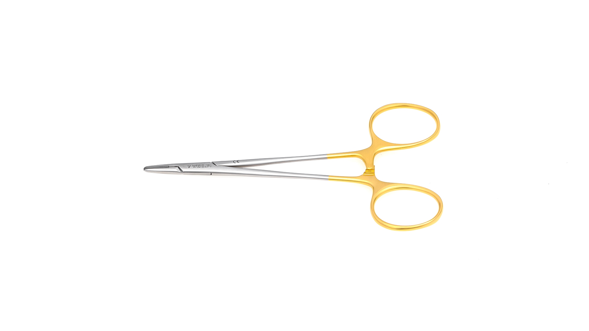 Webster Needle Holder - Straight jaws w/Smooth TC inserts